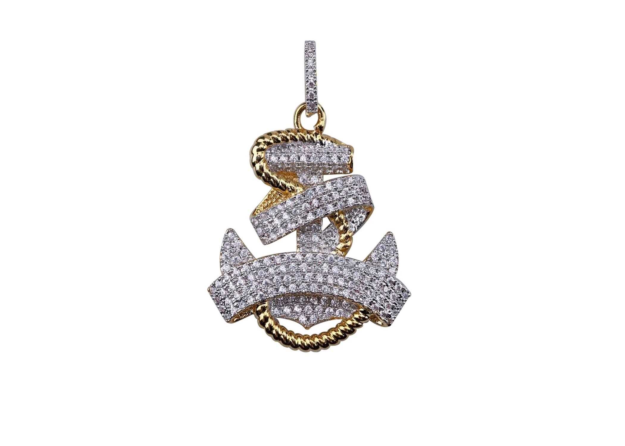 iced out anchor chain